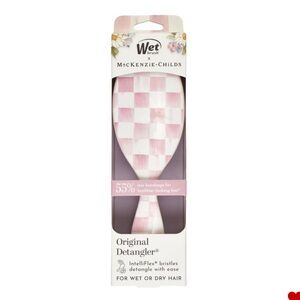 Wet Brush x MacKenzie Childs OG Detangler Hair Brush - Rosy Check